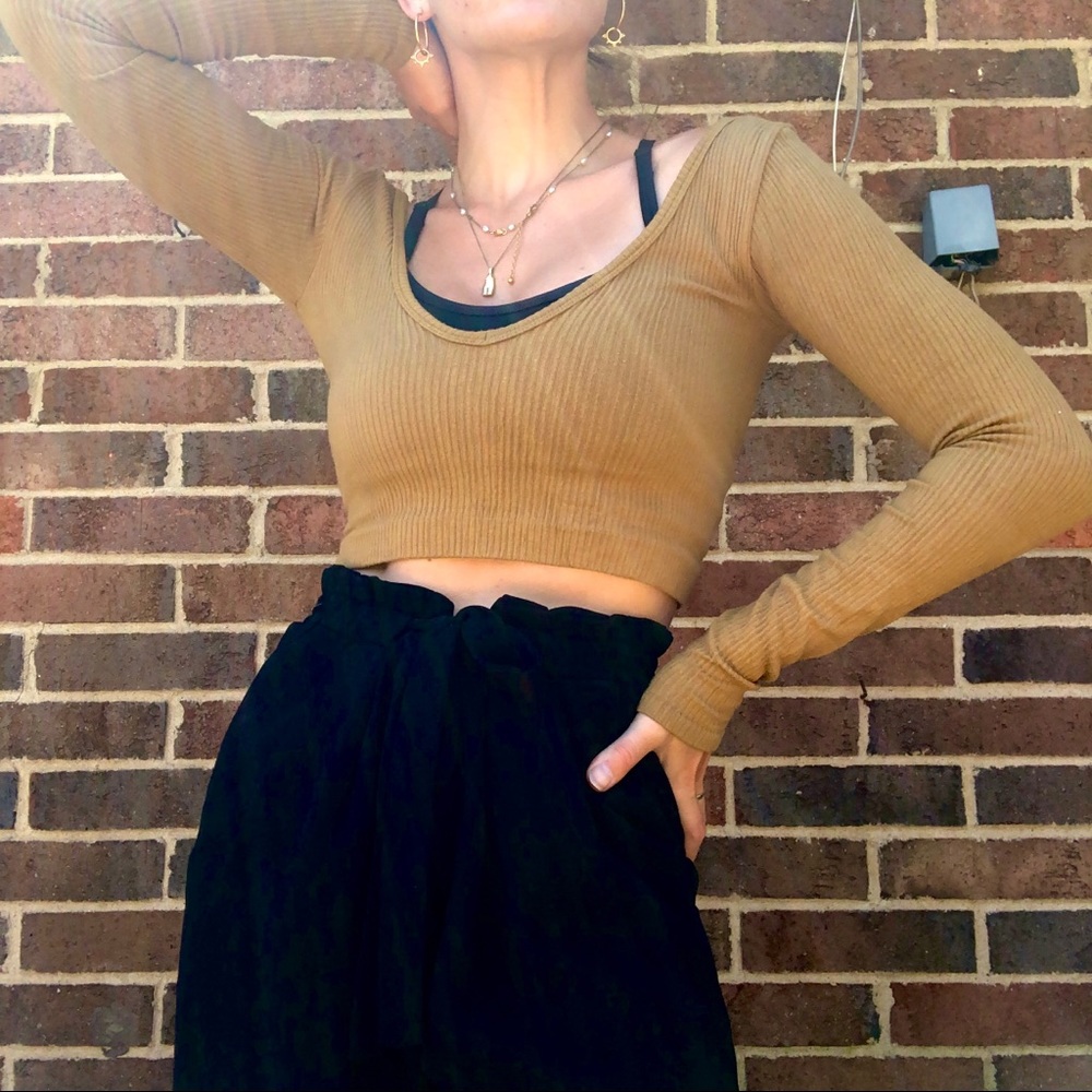 Out From Under long sleeved crop top